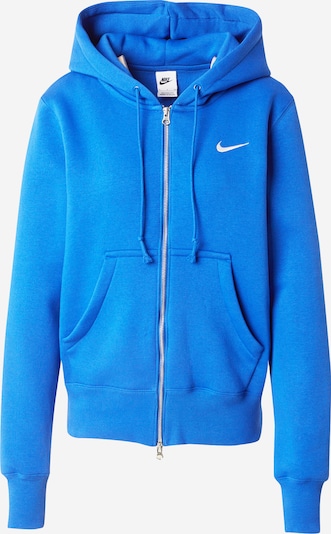 Nike Sportswear Sweatjakke 'PHNX FLC' i royalblå / hvid, Produktvisning