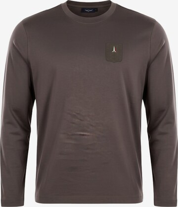 Aeronautica Militare Trikot 'Long' in Braun: Vorderseite