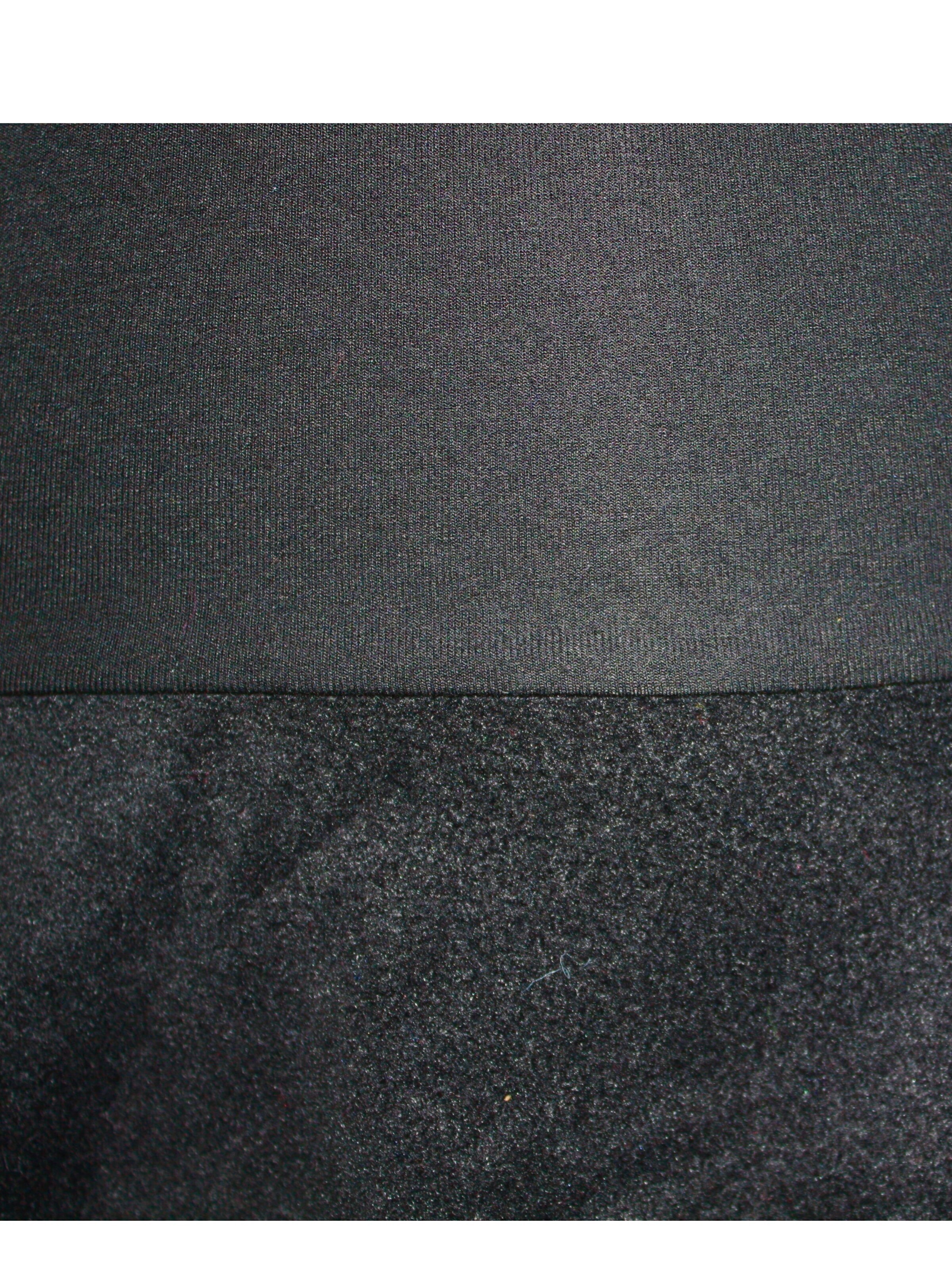 dunkle design Rock 'A-Linie Fleece'‌‌‌‌‌‌‌‌‌ in Schwarz