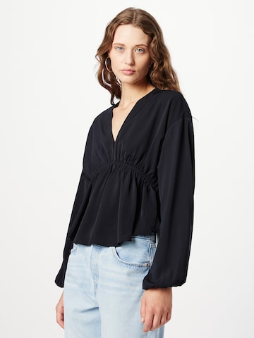 Camicia da donna di Abercrombie & Fitch in nero: frontale