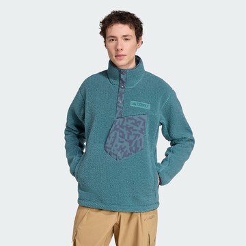 Pull-over de sport 'Xploric' ADIDAS TERREX en vert : devant