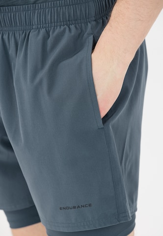 ENDURANCE Regular Sportshorts 'Kros' in Blau