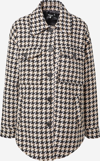 Missguided Veste mi-saison en noisette / noir / blanc, Vue avec produit