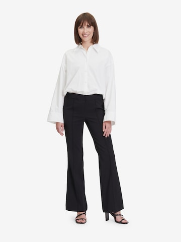 Vera Mont Flared Pants in Black
