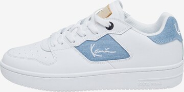 Sneaker bassa di Karl Kani in bianco: frontale