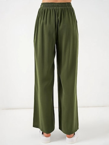 Wide Leg Pantalon 'Hose' Bigdart en vert