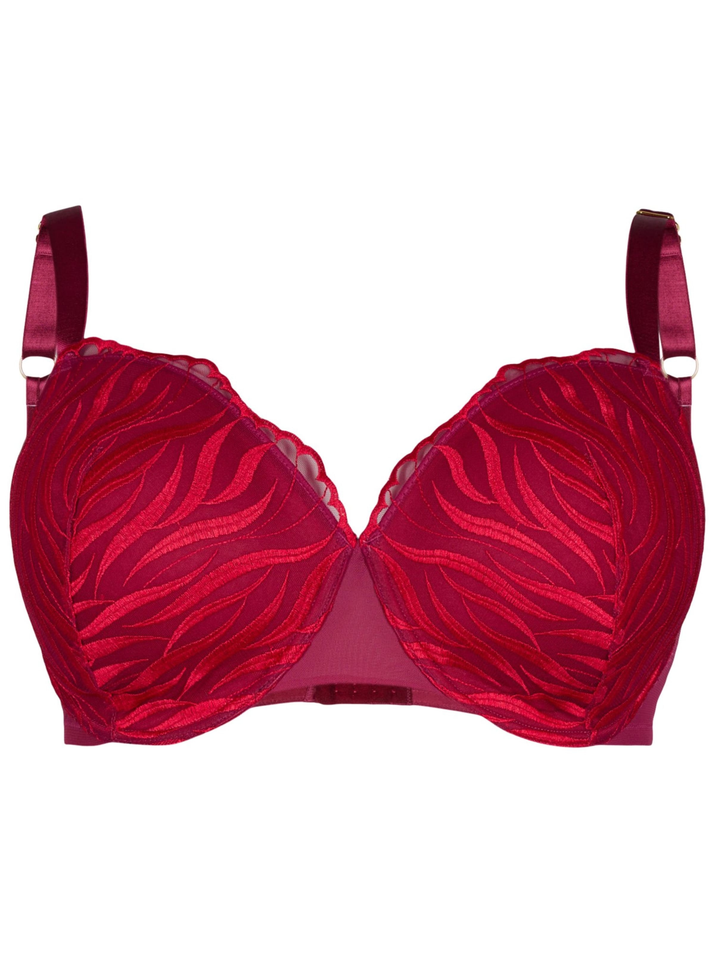 Devoted by Zizzi Бюстгальтер под футболку Бюстгальтер 'Lilo' в Ярко-розовый: спереди