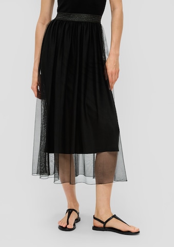 Jupe s.Oliver BLACK LABEL en noir : devant