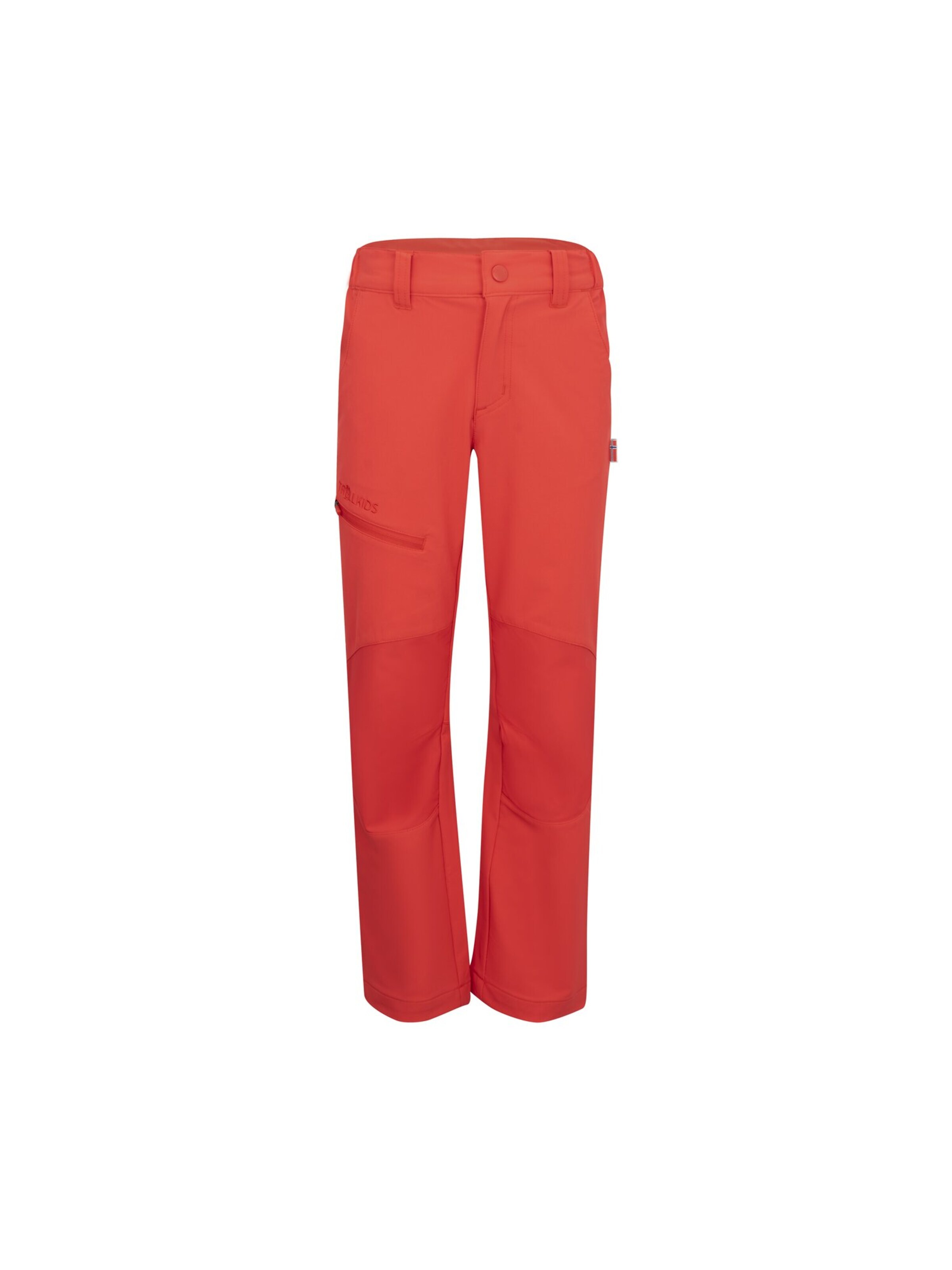 TROLLKIDS Outdoor Pants in Red: front