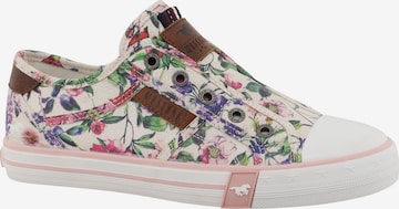 balta MUSTANG Batai be raištelių: priekis