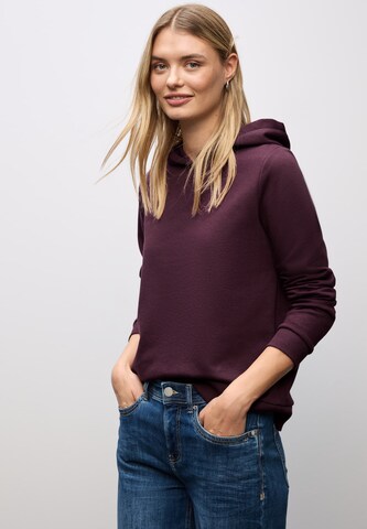 STREET ONE Sweatshirt in Purple: front