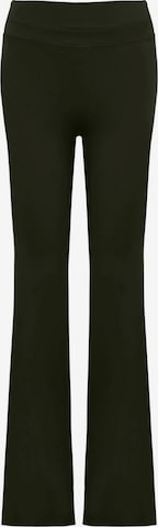 La V Sportbroek 'Flared sportlegging Faye' in Groen: voorkant
