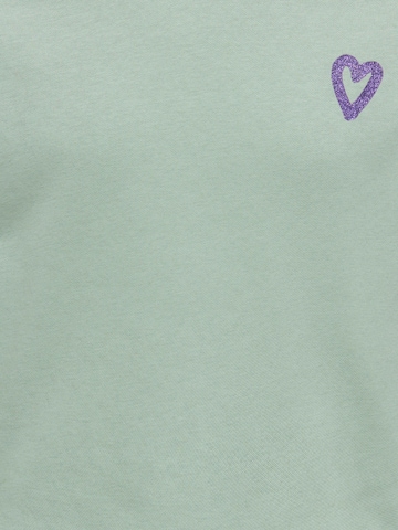 Sweat-shirt 'KOGCOOPER' ONLY GIRLS en vert