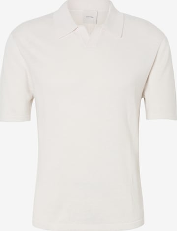 Calvin Klein Neulepaita 'JOHNNY' värissä valkoinen: etupuoli