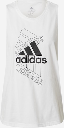 ADIDAS SPORTSWEAR Sporttopp i svart / vit, Produktvy