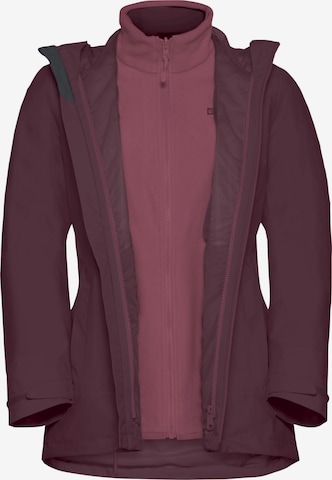 JACK WOLFSKIN Outdoorjacke 'Moonrise' in Rot: Vorderseite