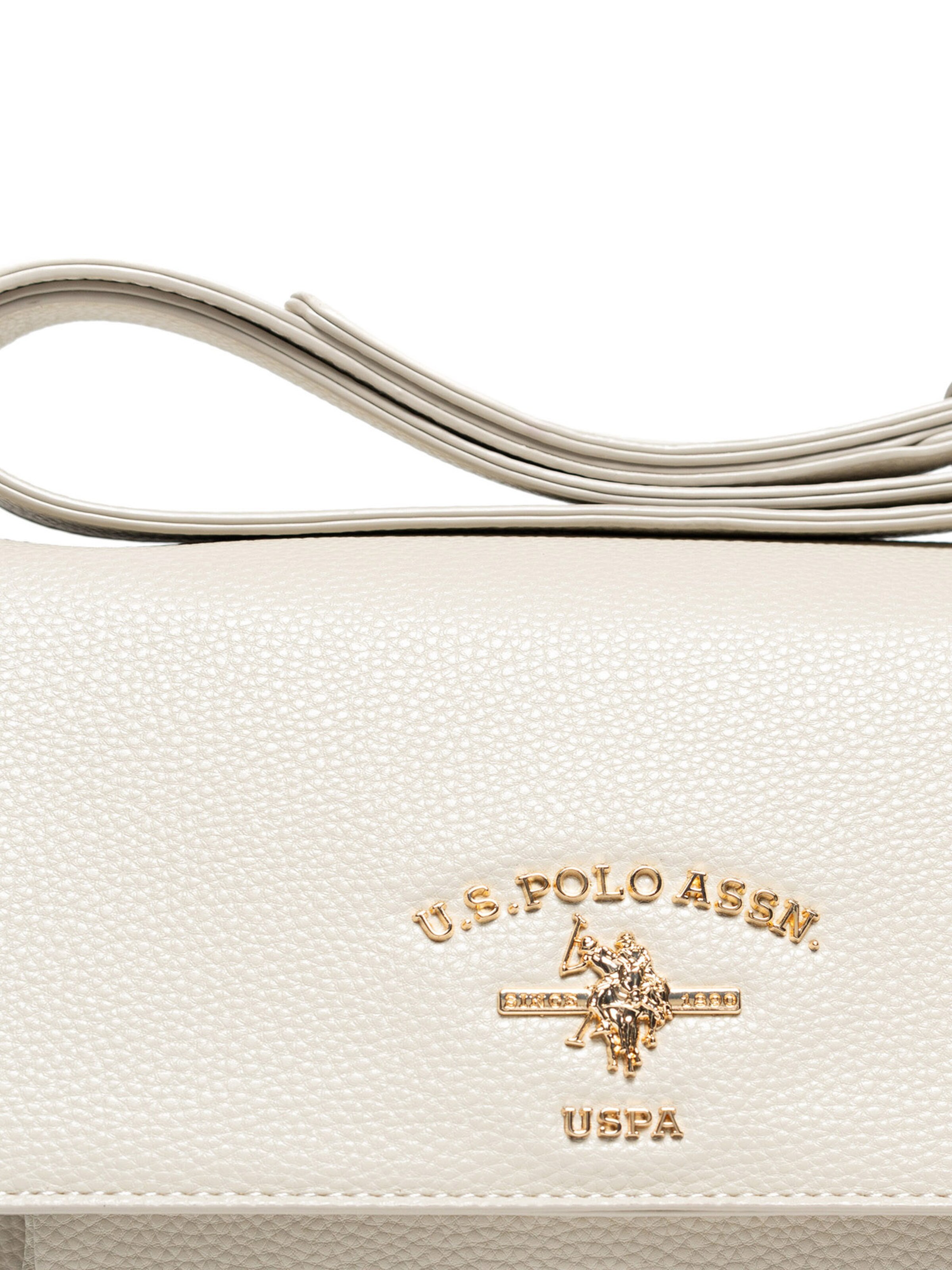 Borsa a spalla di U.S. POLO ASSN. in bianco