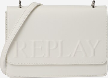 REPLAY Crossbody Bag in White: front