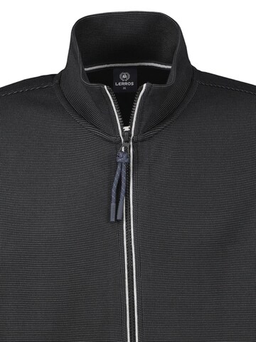 LERROS Zip-Up Hoodie 'Basic' in Black