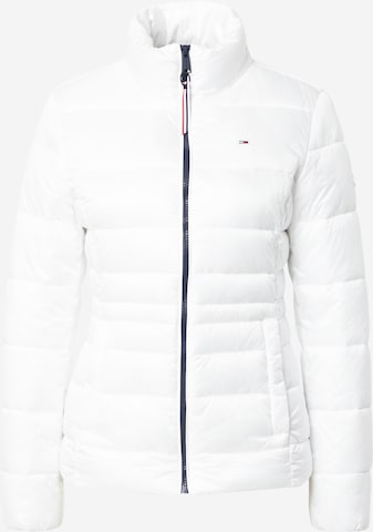 Tommy Jeans Prehodna jakna | bela barva: sprednja stran