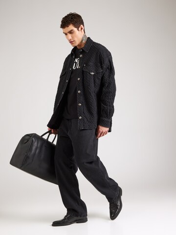 Veste mi-saison Versace Jeans Couture en noir