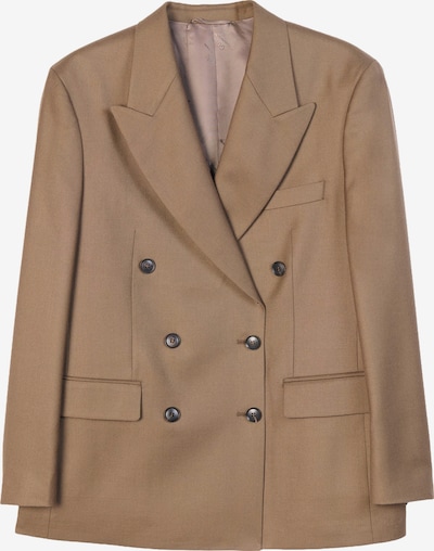 36-38/Wide dydžio Švarkas 'Double-Breasted Cashmere Suit Blazer' iš GOBI Cashmere, spalva – tamsiai rusva, Prekių apžvalga