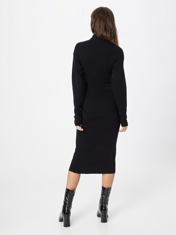 Gina Tricot Πλεκτό φόρεμα 'Hanna' σε μαύρο