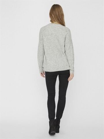 VERO MODA Pulover 'Lefile' | siva barva