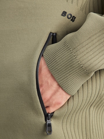 BOSS - Cárdigan 'Active Push' en verde