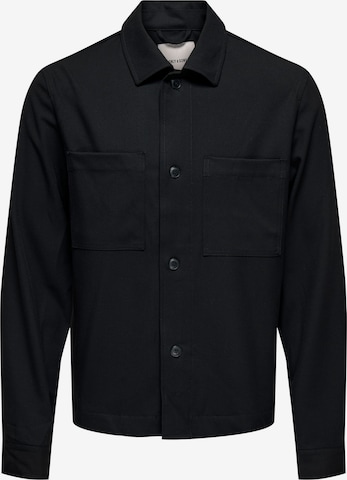 Giacca di mezza stagione 'ONSMIRO' di Only & Sons in nero: frontale
