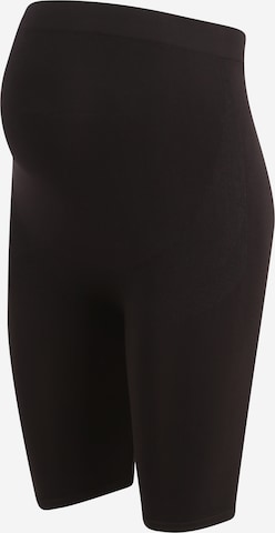 Pieces Maternity Skinny Shorts in Schwarz: predná strana