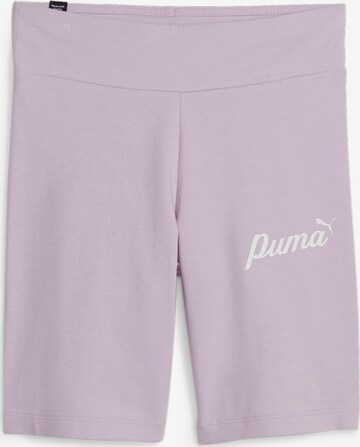 PUMA Skinny Sportshorts 'ESS+' in Lila: predná strana