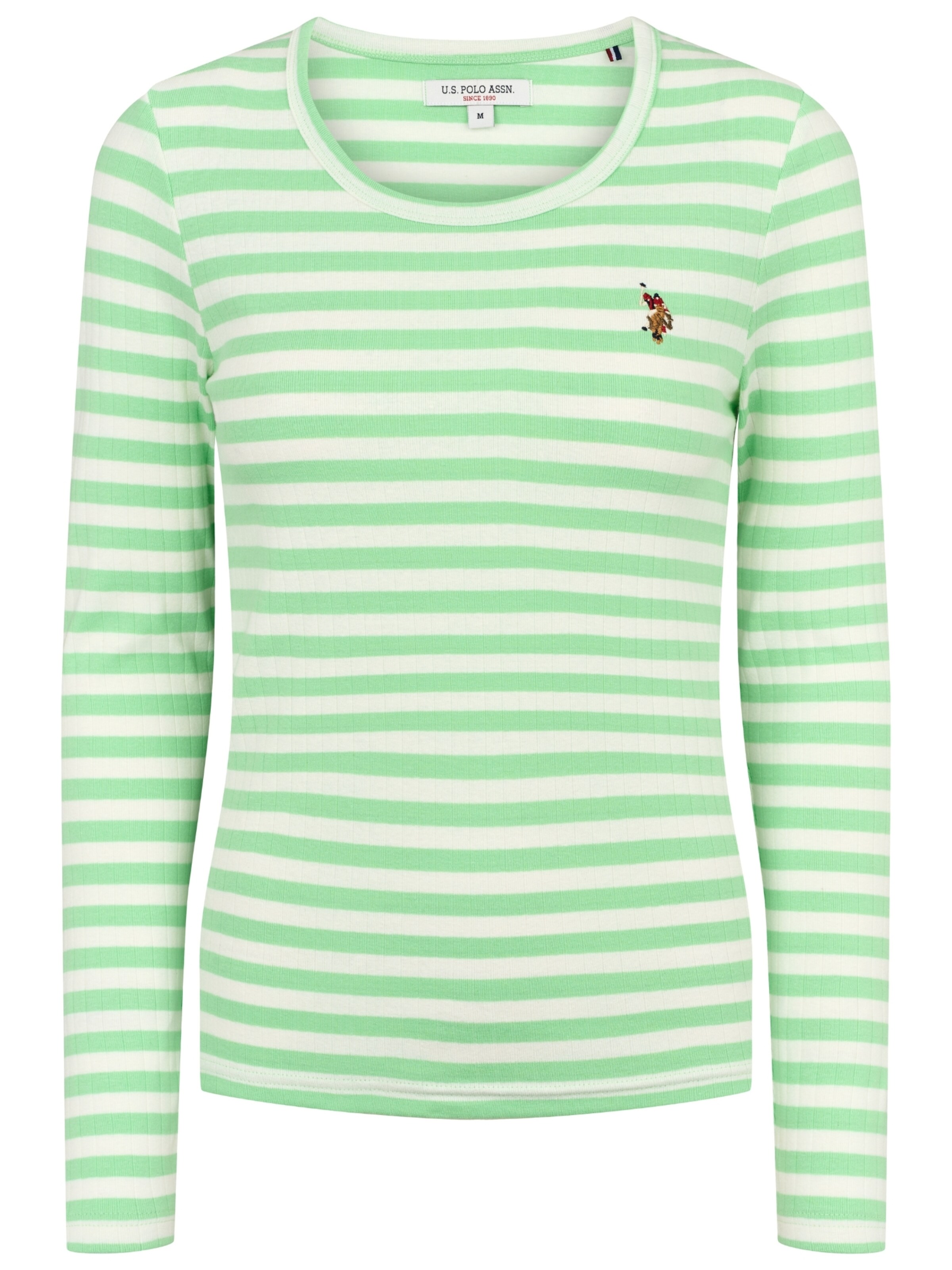 U.S. POLO ASSN. Shirts 'Chanett' i grøn: forside