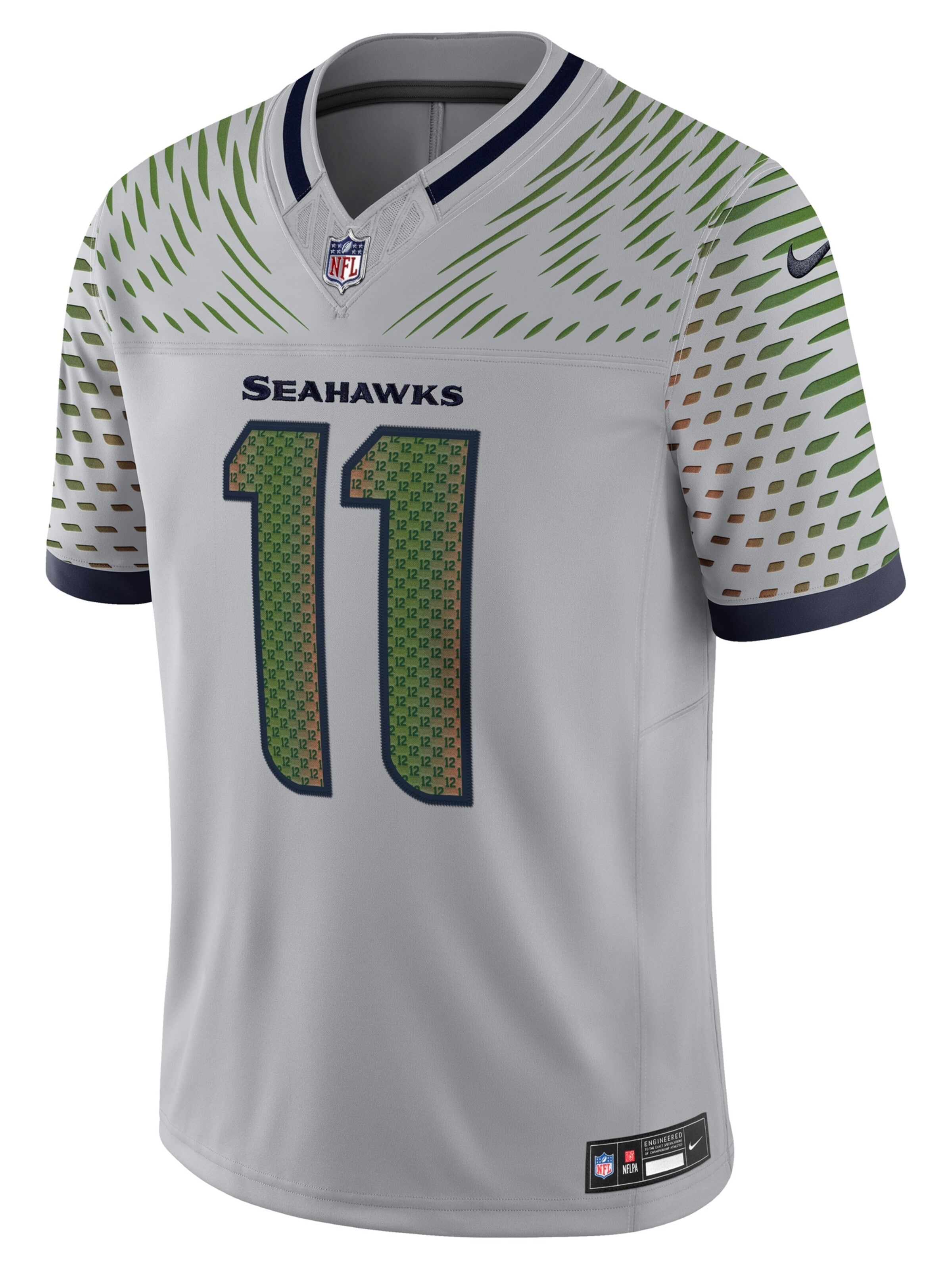 NIKE Jersey 'Seattle Seahawks Nike Rivalries Limited NFL Smith-Njigba 11' in Grey: front