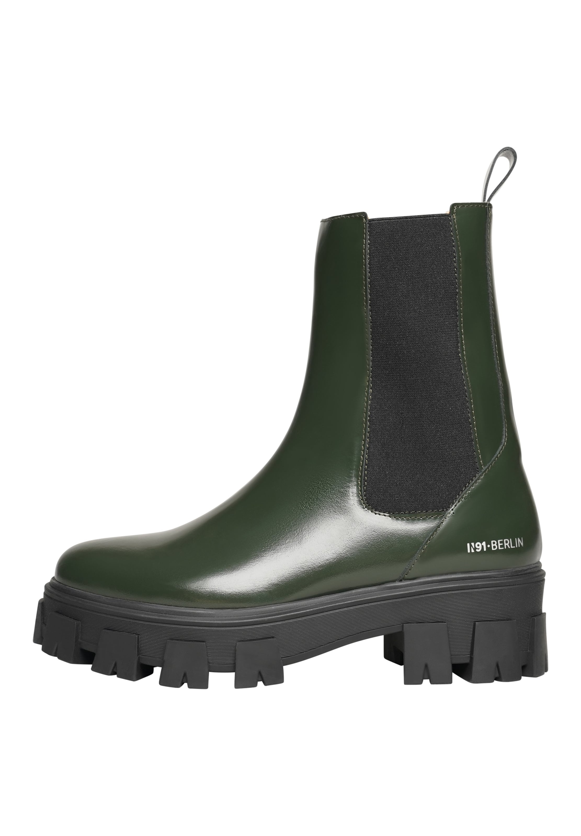 N91 Chelsea Boots in Green