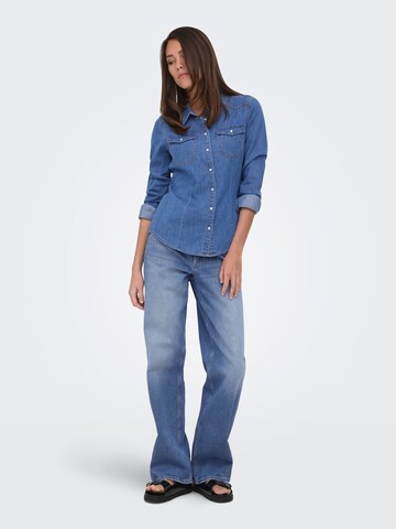 JDY Blouse 'JDYSANDIE' in Blue: front