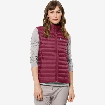 JACK WOLFSKIN Sports Vest 'Pack And Go' in Red: front