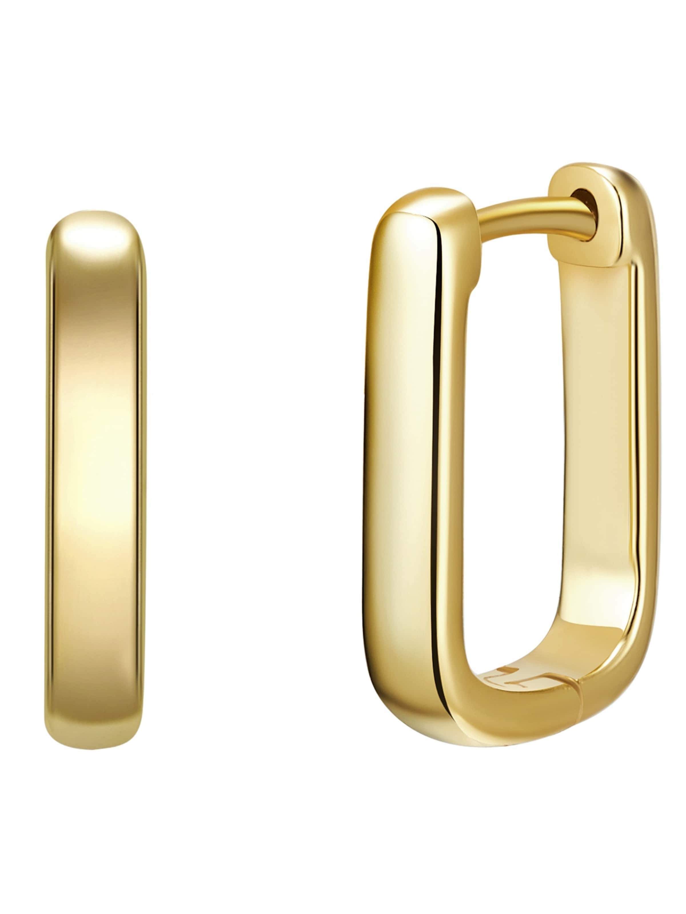 Lulu & Jane Ohrringe in Gold: Vorderseite