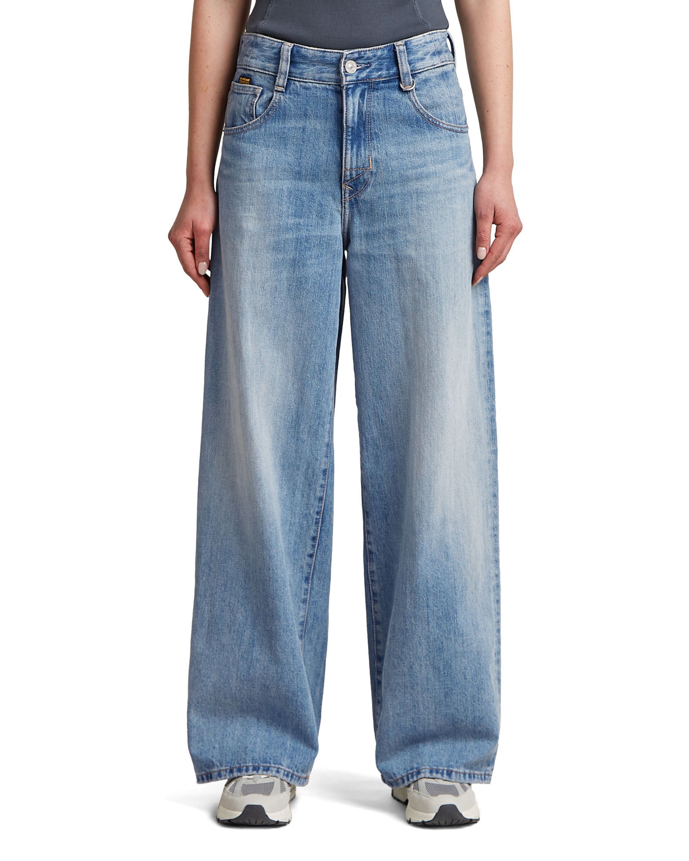 G-STAR Baggy Jeans in Blauw: voorkant