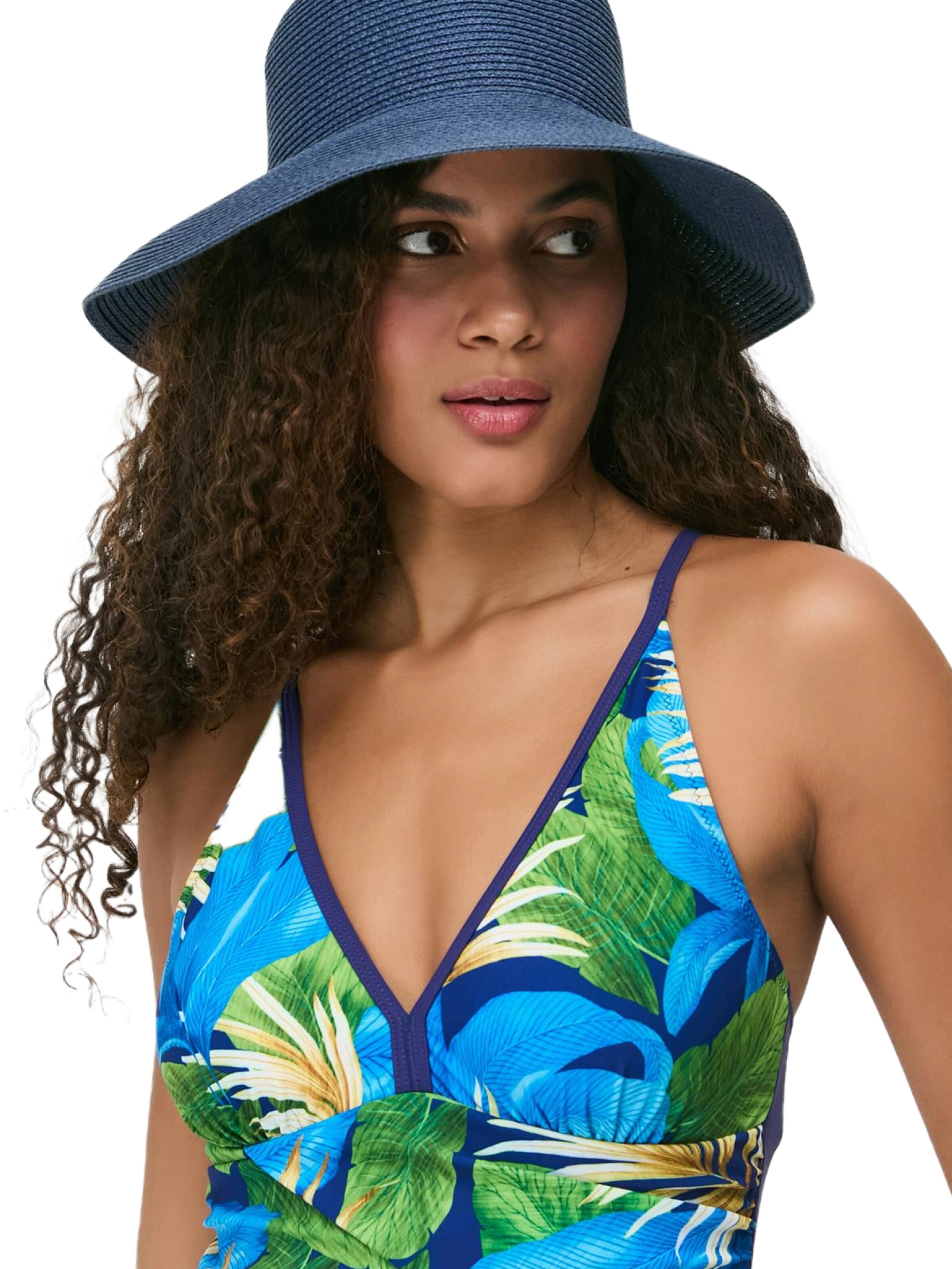 C&City Triangle Swimsuit in Blue
