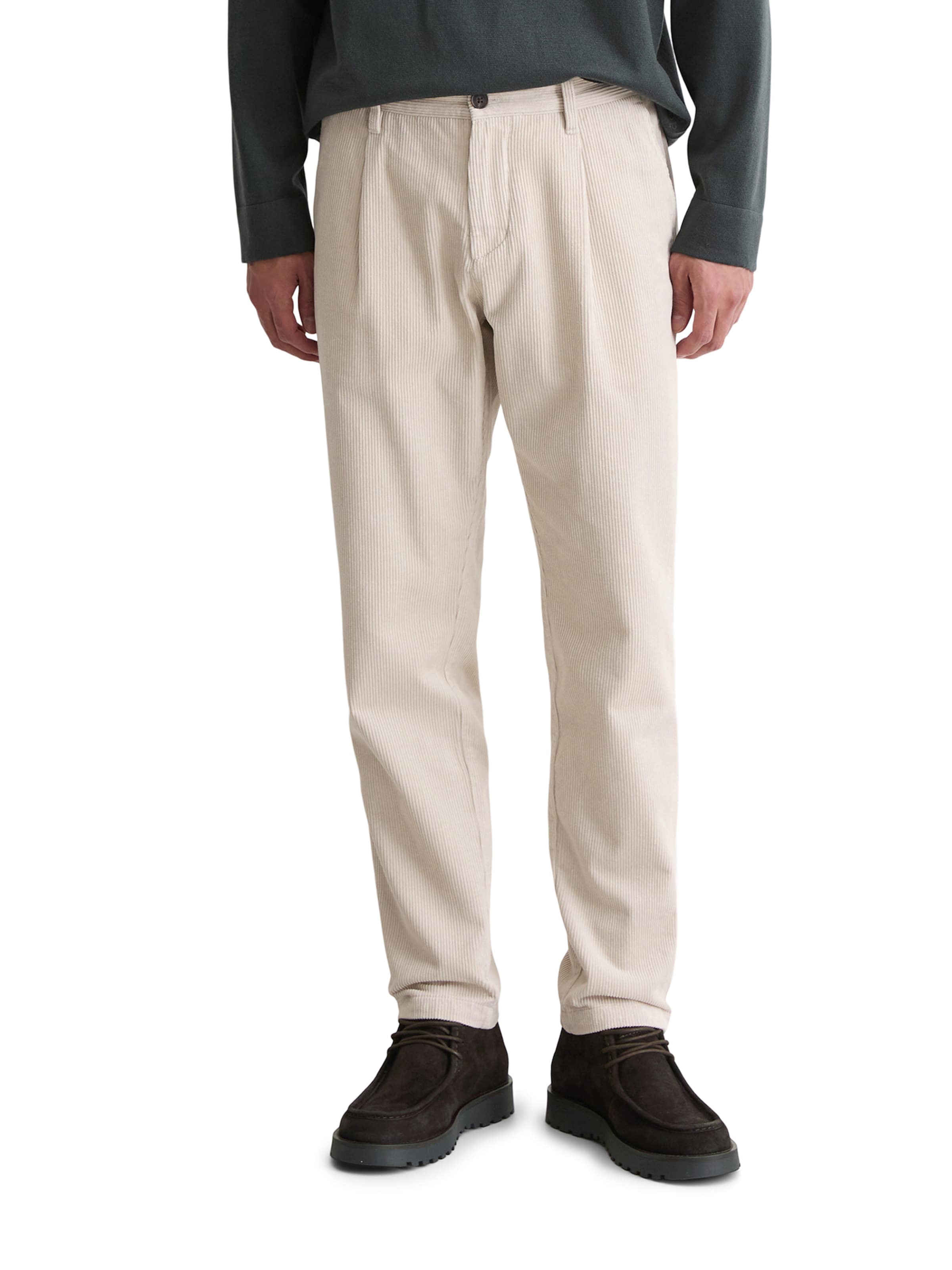 Marc O'Polo regular Bukser 'Osby' i beige: forside