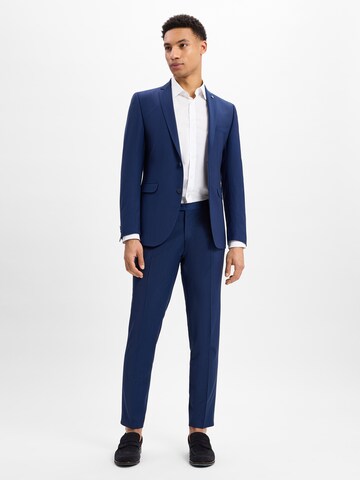 CG CLUB OF GENTS Slim Fit Baukasten-Sakko ' Caden ' in Blau