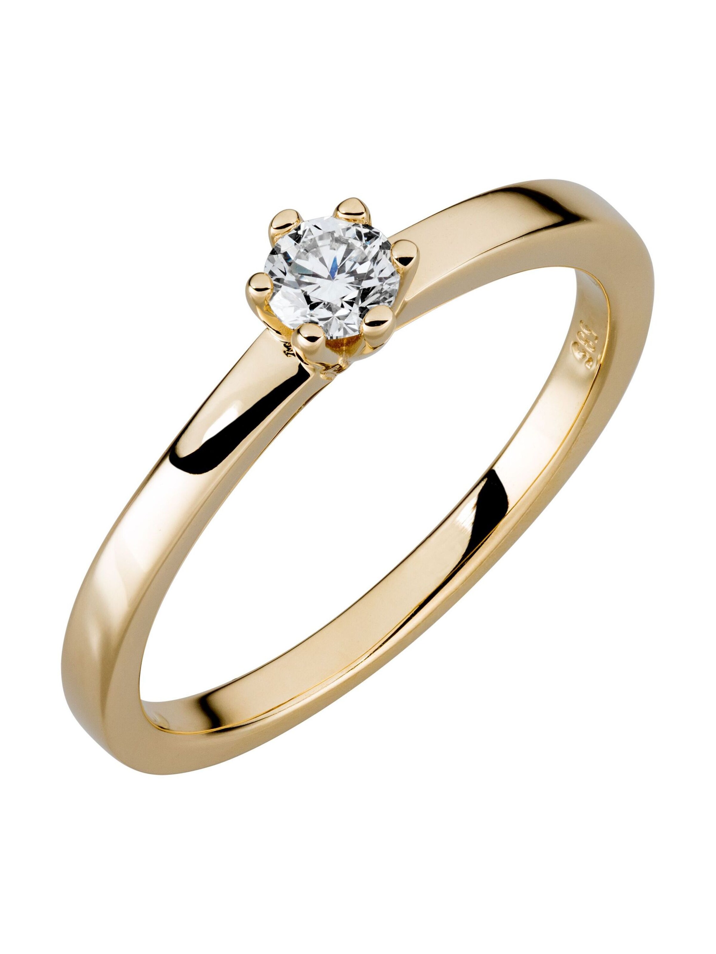 Orolino Ring in Gelb: Vorderseite