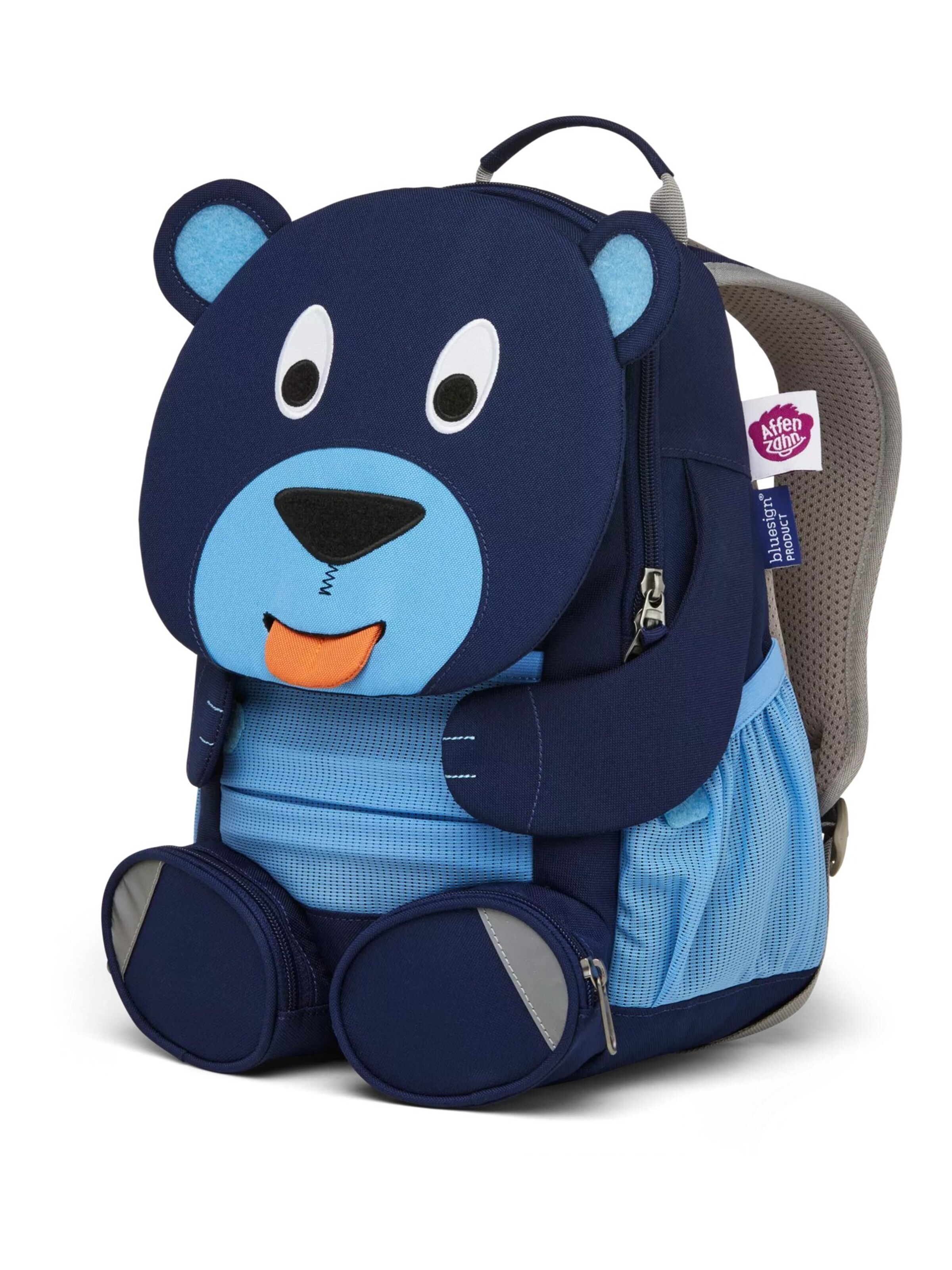 Affenzahn Rucksack 'Kinderrucksack Großer Freund' in Blau