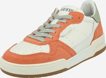 Baskets basses 'Jinny' GUESS en orange : devant