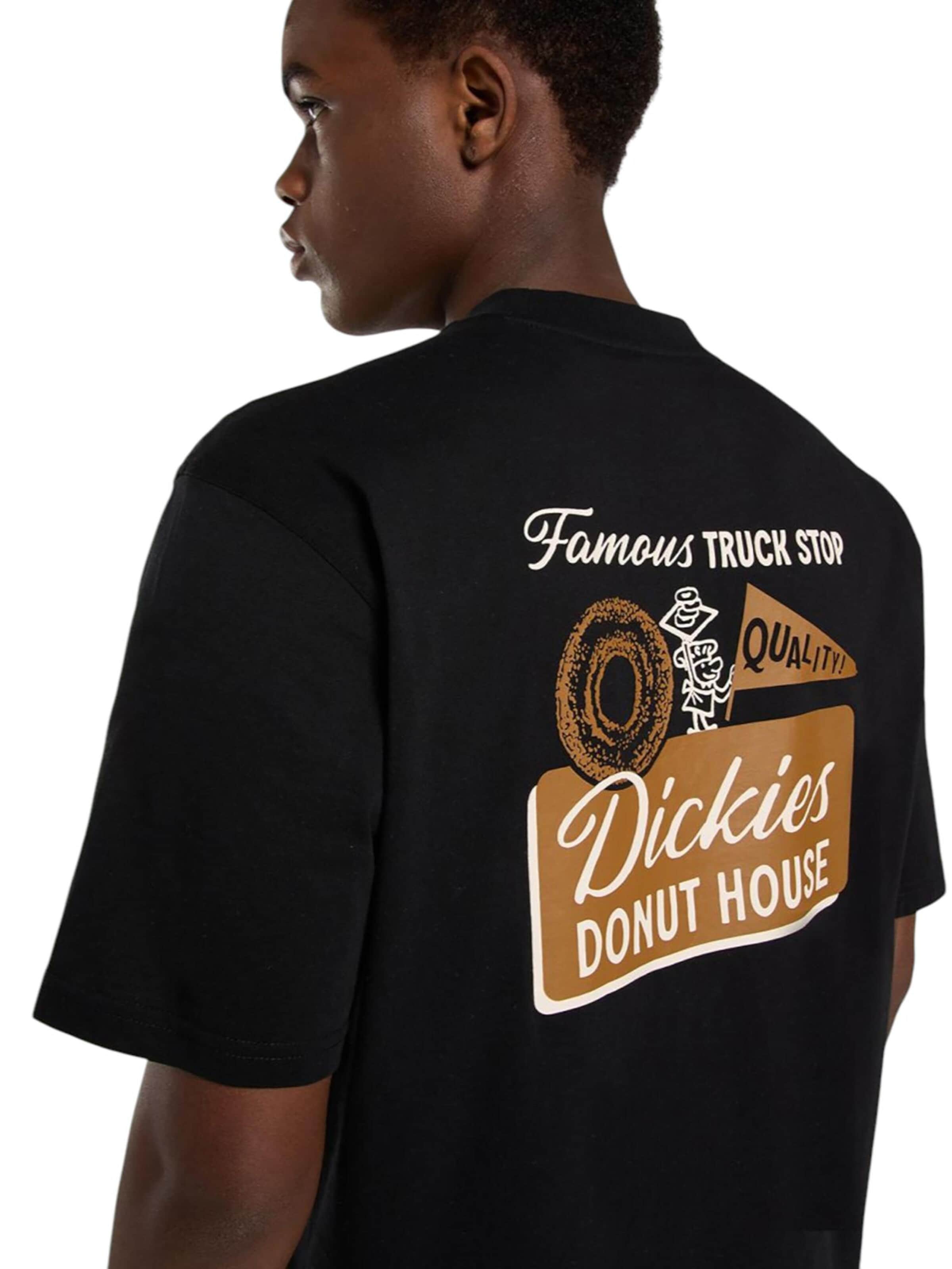 DICKIES Shirt 'Donut House' in Black
