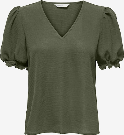 ONLY Shirt in dunkelgrün, Produktansicht