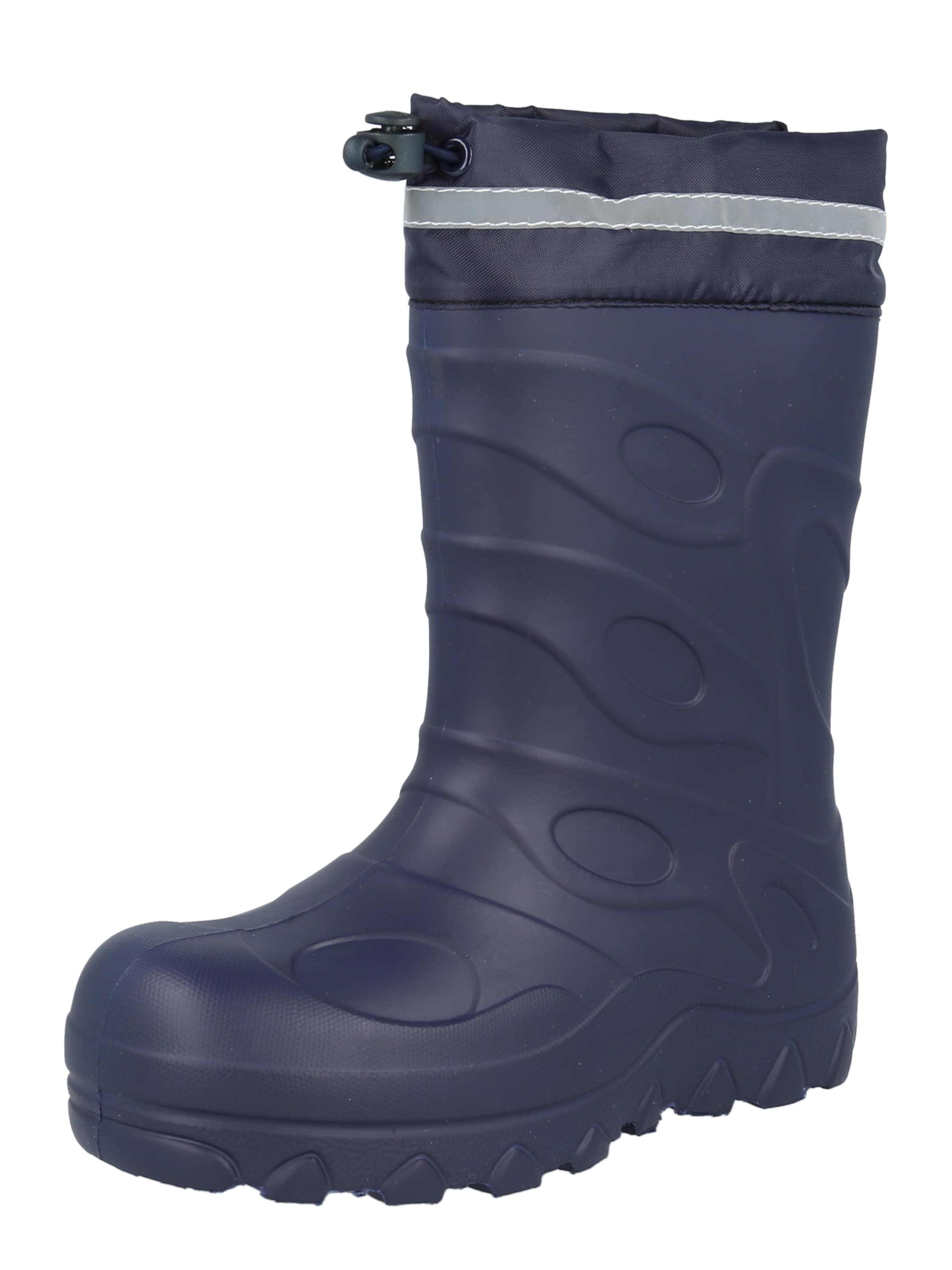 Stivale di gomma di BECK in blu: frontale