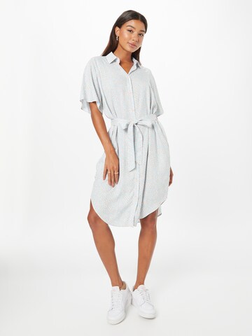 Monki Shirt Dress in Blue