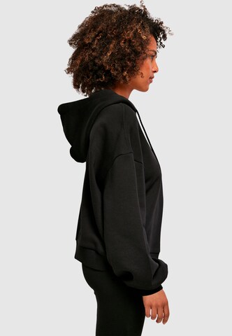 Merchcode Sweatshirt 'Be Happy' in Schwarz
